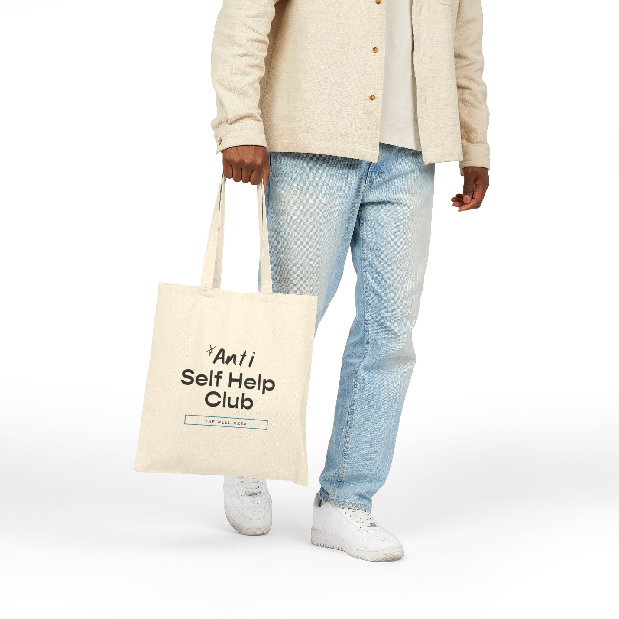 ANTI SELF HELP CLUB | Cotton Canvas Tote Bag