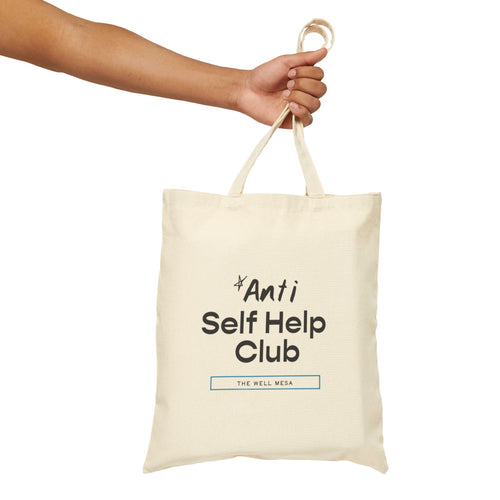 ANTI SELF HELP CLUB | Cotton Canvas Tote Bag