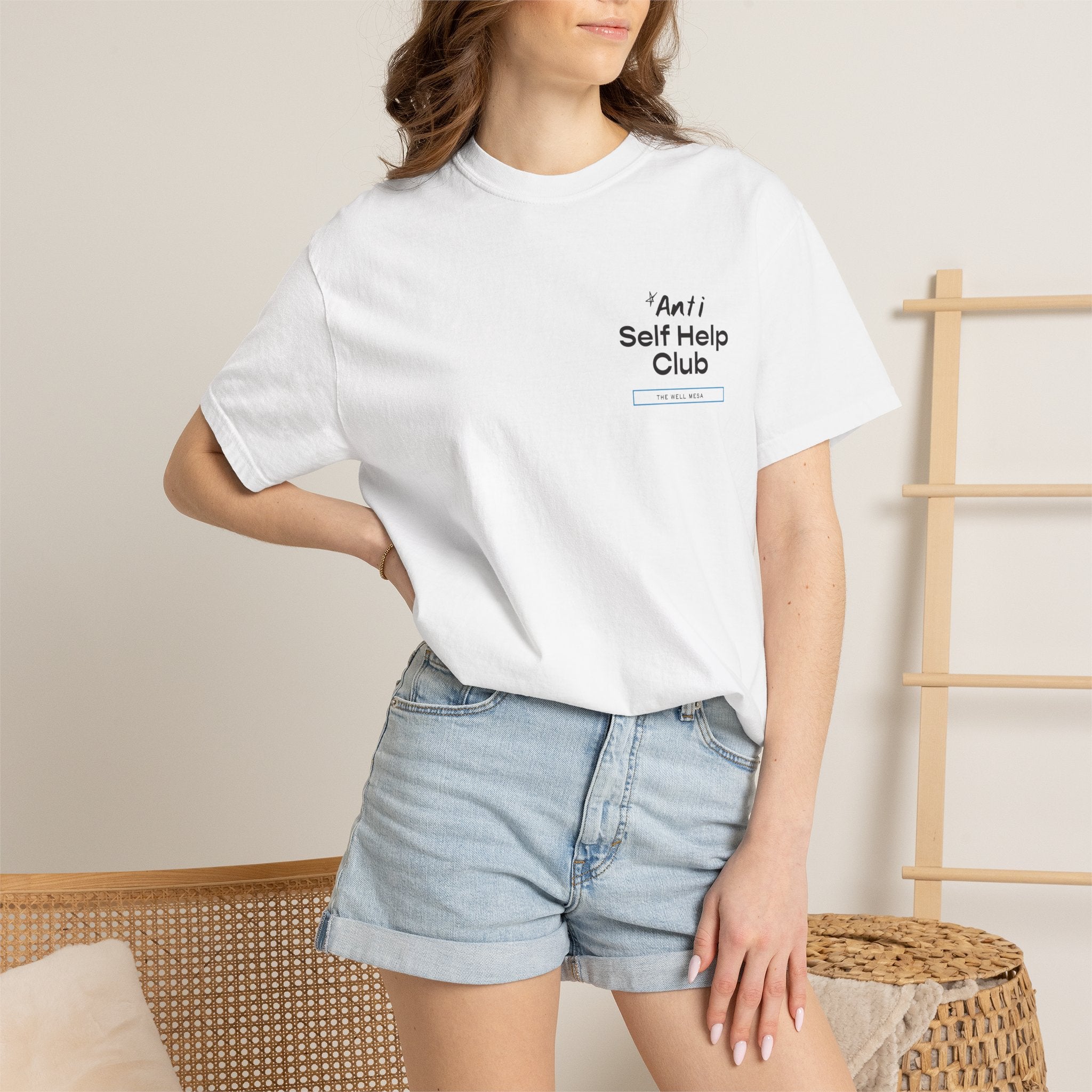 Anti Self Help Club T-shirt | Illustrated Tee | Original Design