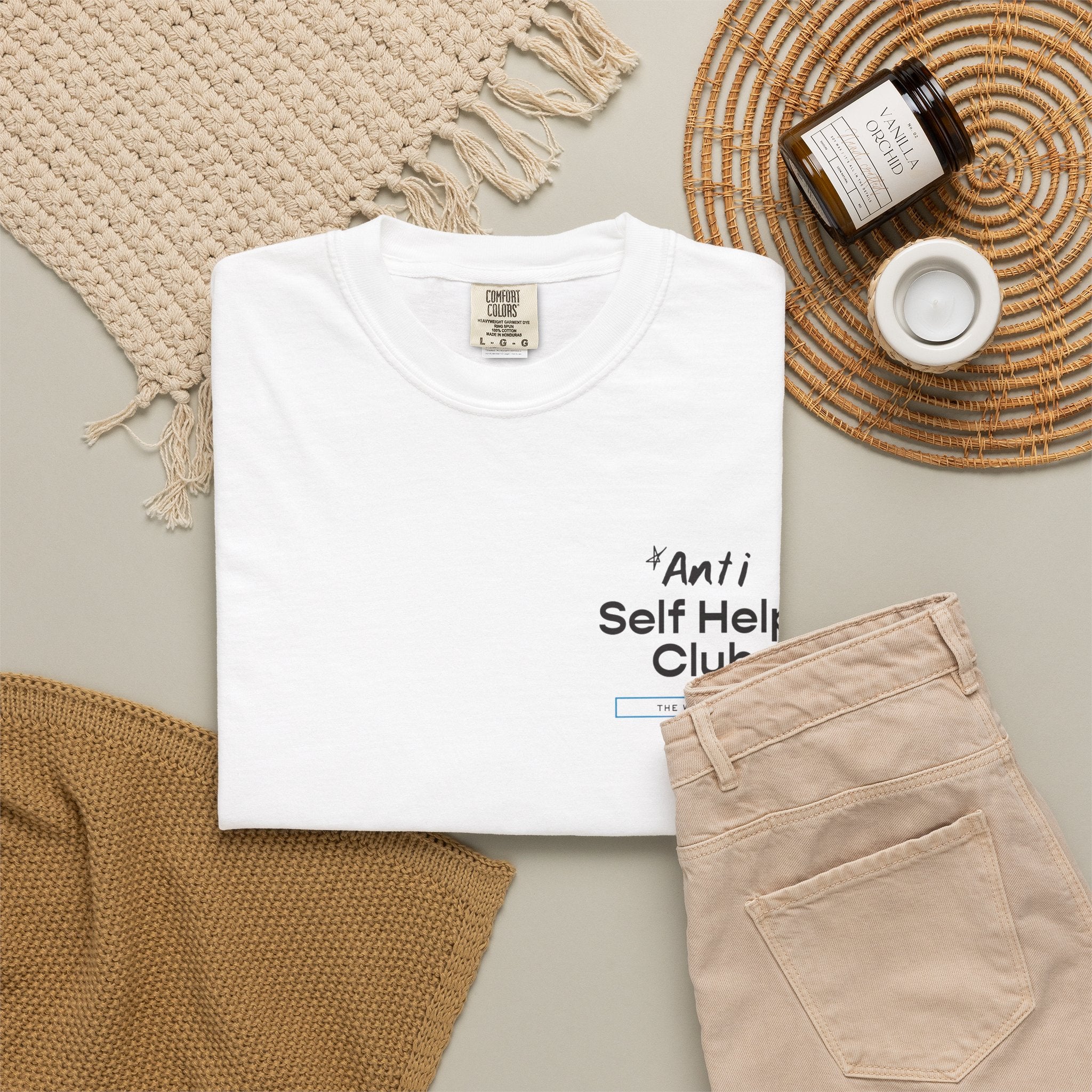 Anti Self Help Club T-shirt | Illustrated Tee | Original Design