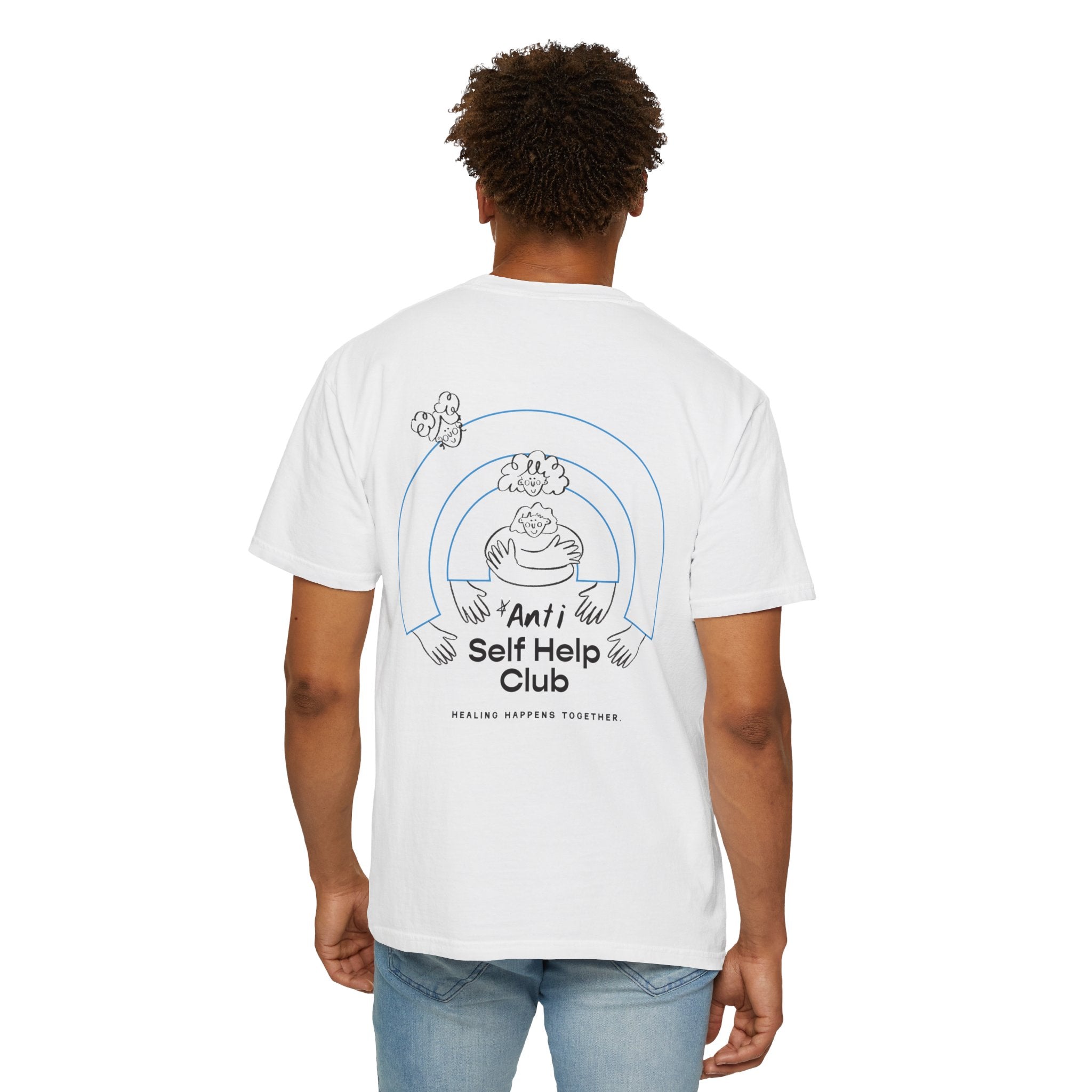 Anti Self Help Club T-shirt | Illustrated Tee | Original Design