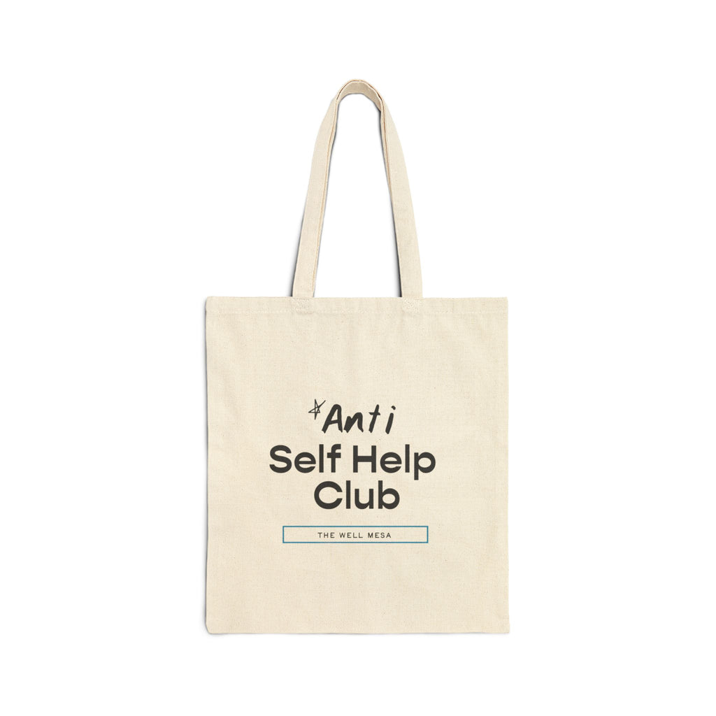 ANTI SELF HELP CLUB | Cotton Canvas Tote Bag